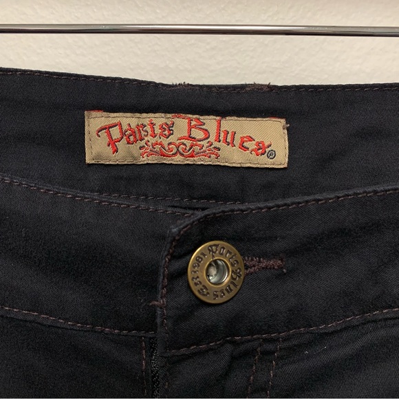 Vintage 90s Paris Blues Baggy Paratrooper Cargo Pants Size 5‎ Grunge Skater Punk - Picture 6 of 13